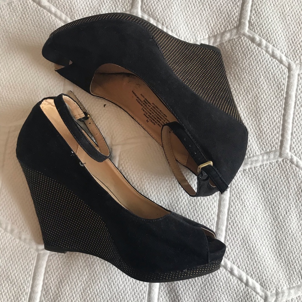 Mossimo Platform Peep-Toe Wedges.